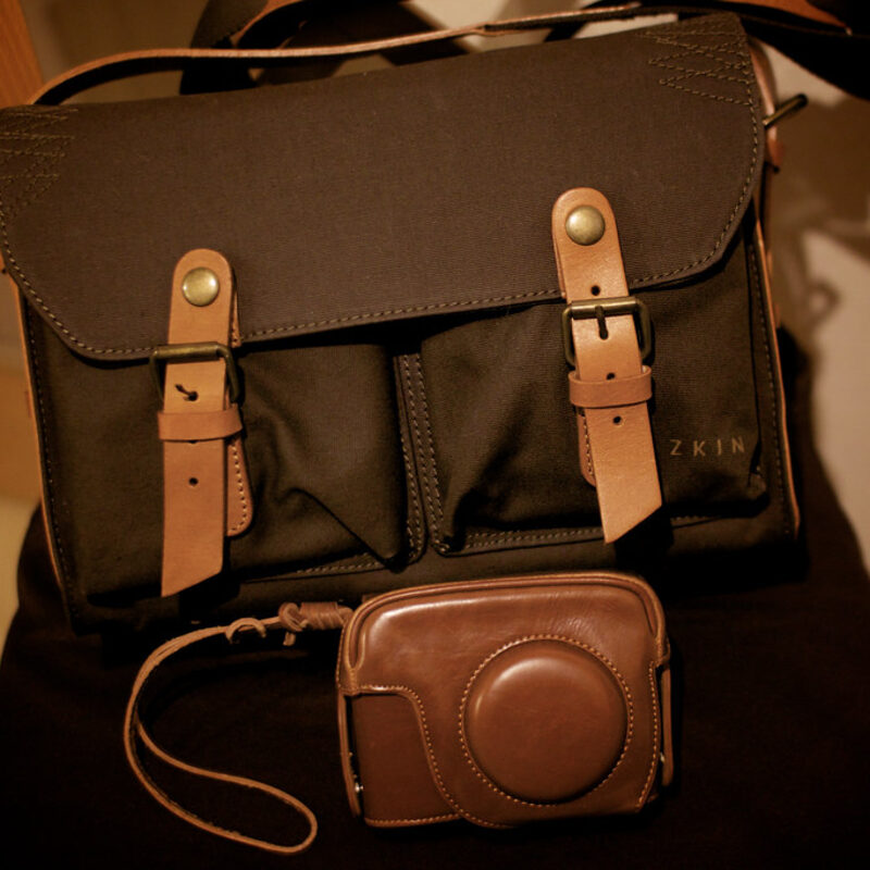 Woven Leather Shoulder Bag