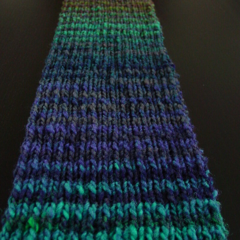 Ribbed Knit Scarf