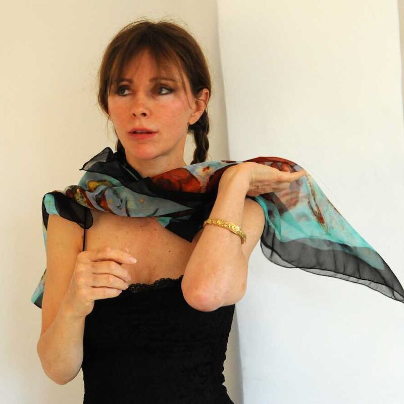Silk Twill Square Scarf